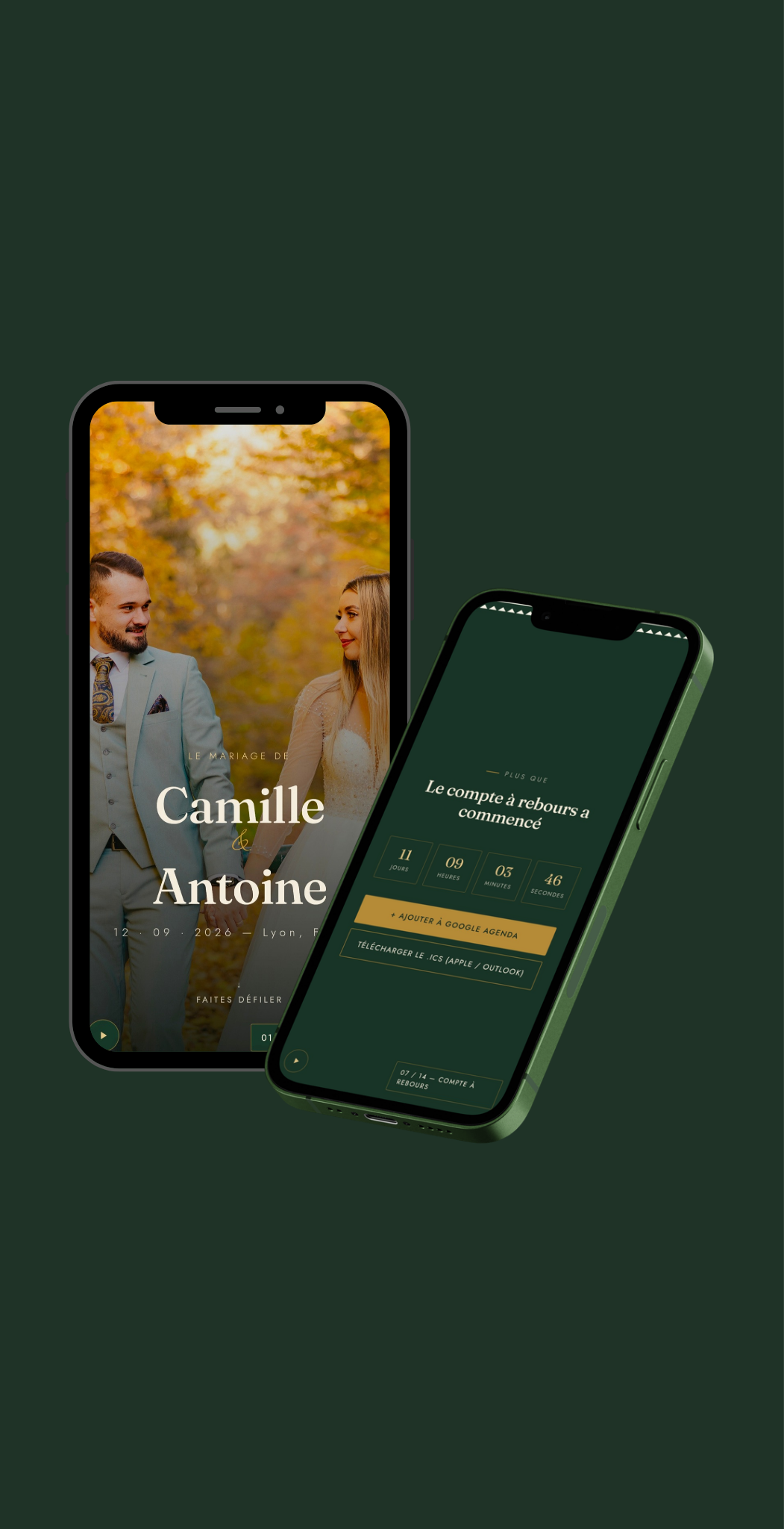 Aperçu du thème Camille & Antoine